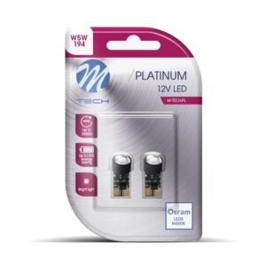 DÍÓÐUPERA 12V W5W T10 HVÍT CANBUS 1XHP
