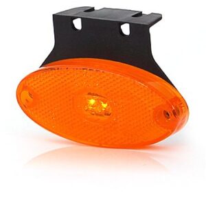 DÍÓÐUHLIÐARLJÓS GULT 102X46MM LED Í MIÐJ