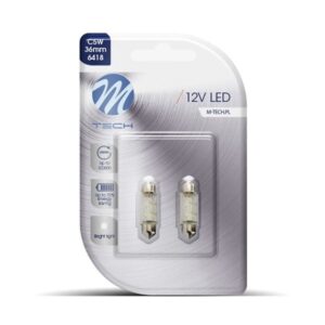 DÍÓÐUFLÖSKUPERA 12V HVÍT 36MM 4 X3MM LED