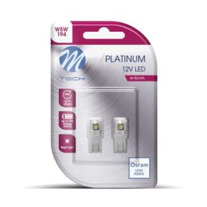 DÍÓÐUPERA 12V W5W HVÍT 10XSMD3014