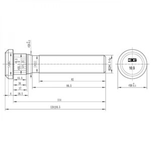 FELGUBOLTI VOLVO M22x1,5 114/124MM